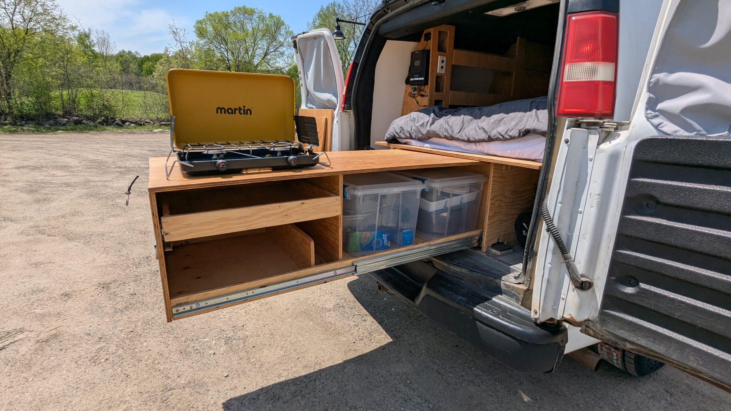 Giant kitchen drawer complete with everything you need for cooking