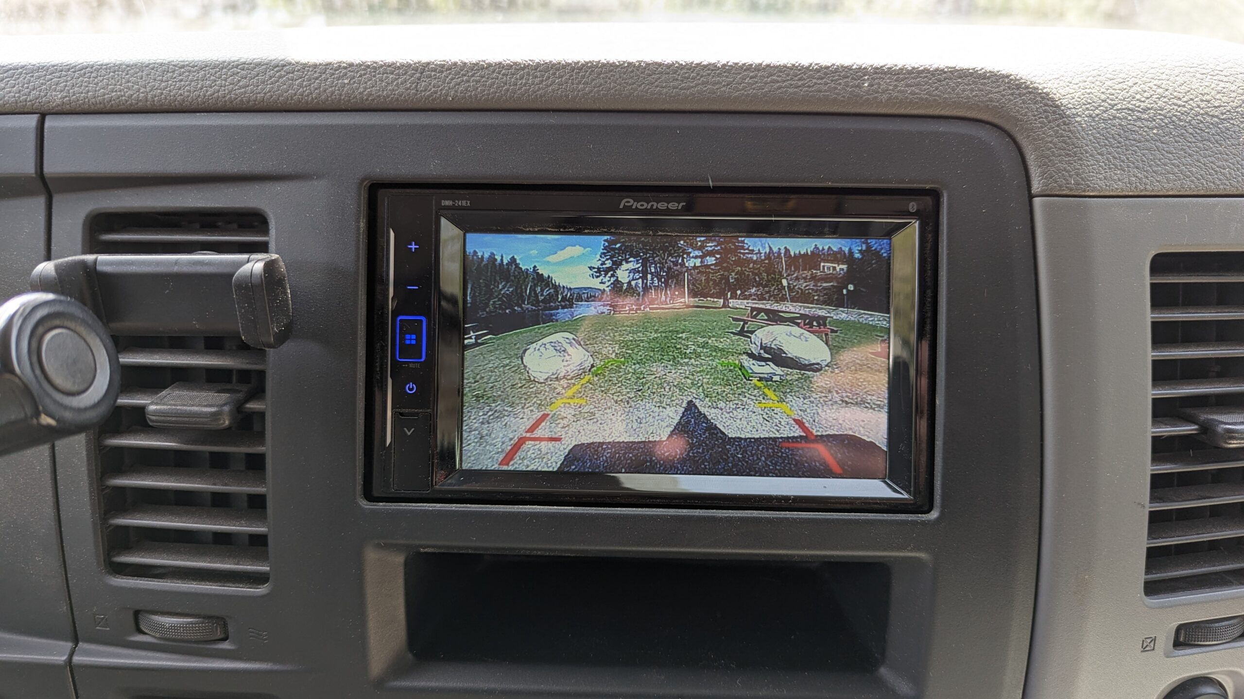 Backup camera and Bluetooth radio